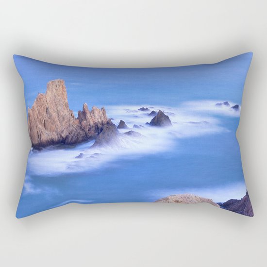 "Sirenas azules. Blue mermaids" Rectangular Pillow