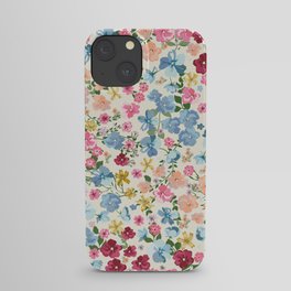 Blooming Cottage Garden Boho Floral iPhone Case