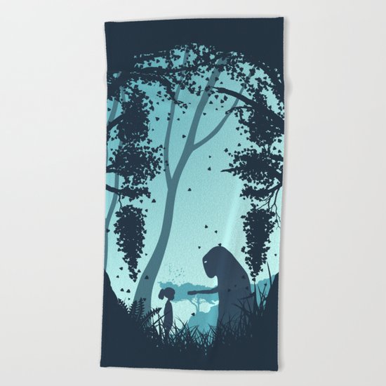 Lonely Spirit Beach Towel