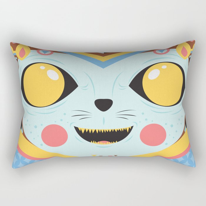 Kucing Rectangular Pillow