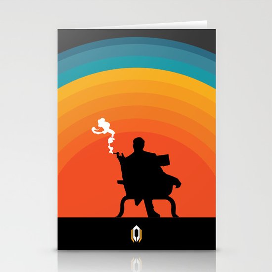 The illusive man Stationery Cards