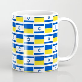 Mix of flag : Israel and Ukraine Mug