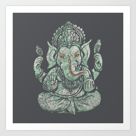 Ganesha Art Print
