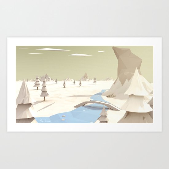 Woods Art Print