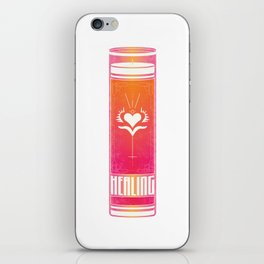 Bright Tarot Witchy Candle - Healing iPhone Skin