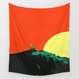 Longing For The Mountains Wall Tapestry
