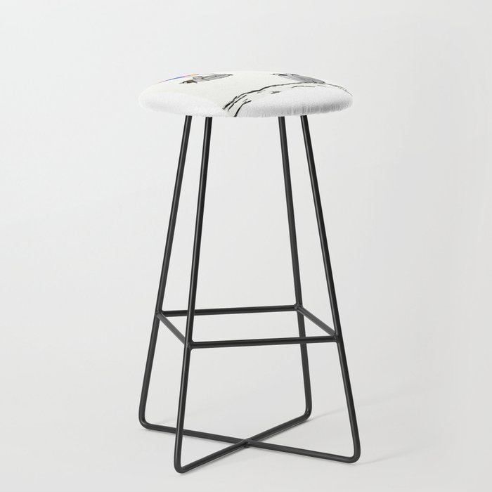 To be a Flying Penguin Bar Stool
