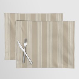 line stripes-earth Placemat