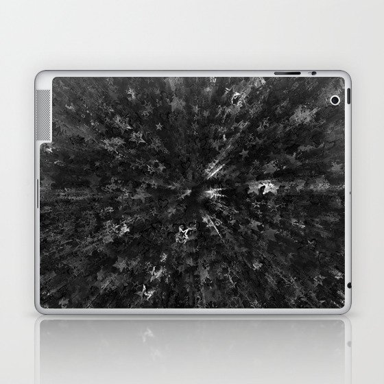Monochrome black sky Laptop & iPad Skin