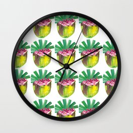 Bali Bowl - Fresh Green Wall Clock