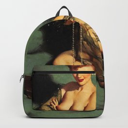 Fascination Gil Elvgren Pin Up Girl Backpack | Sassy, Lesbiangifts, Sexy, Woman, Classic, Gilelvgren, Vintage, Sophisticated, Sensual, Painting 