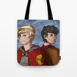Merlin and Arthur Tote Bag