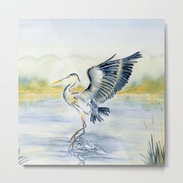 Great Blue Heron Metal Print
