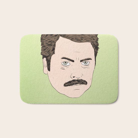 Ron Swanson Bath Mat