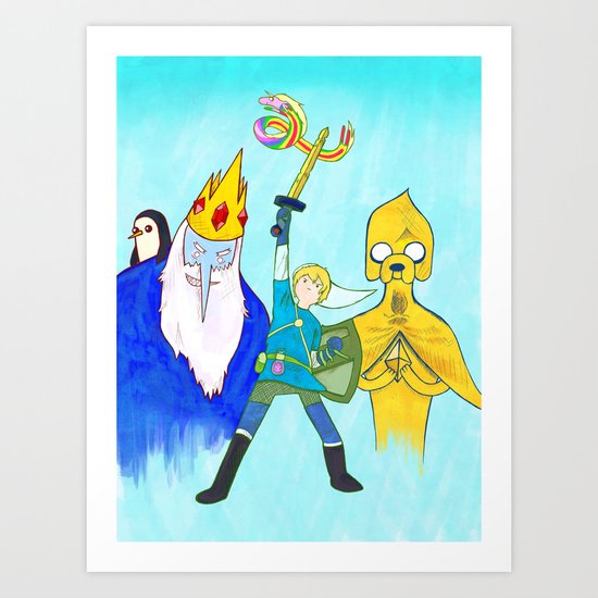 The Legend of Bubblegum: Skyward Jake Art Print