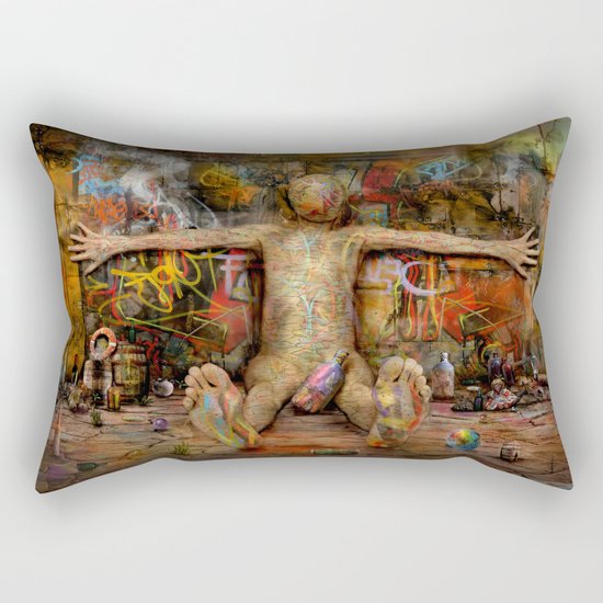 Off the Wall ! Rectangular Pillow