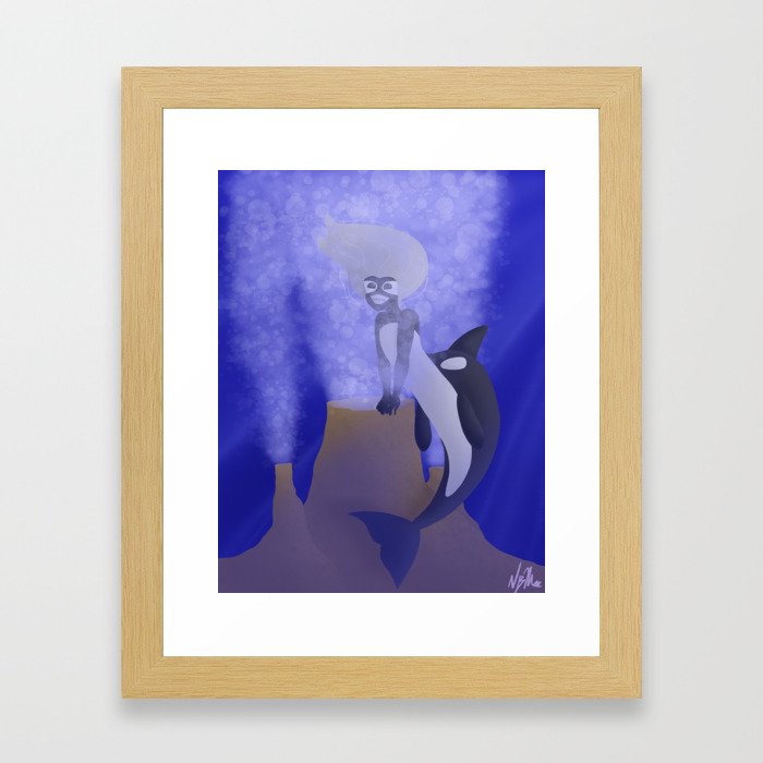 Bubbles Framed Art Print