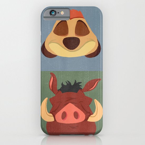 Timon and Pumbaa iPhone & iPod Case