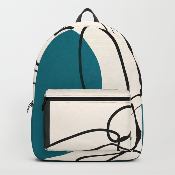 Abstract Line Thought 1 Backpack