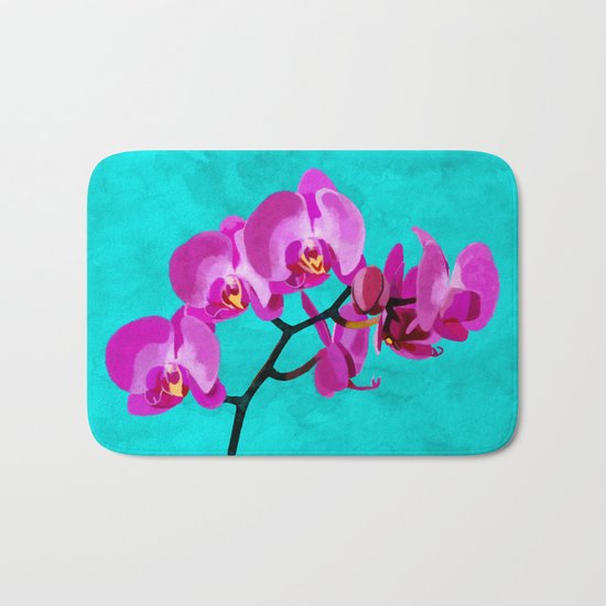 Orchid pink Bath Mat