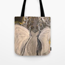 She Talks To Angels Tote Bag