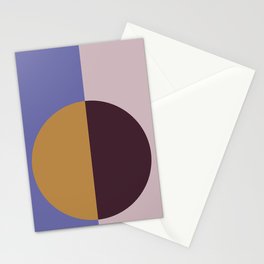 Color Block Abstract XXVIII Stationery Card
