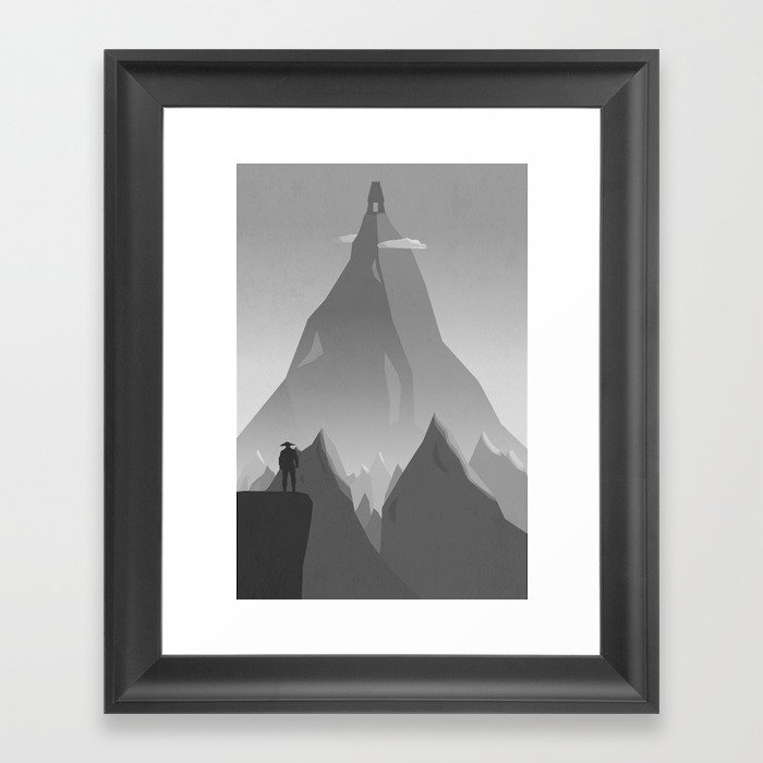 Traveller- dark Framed Art Print