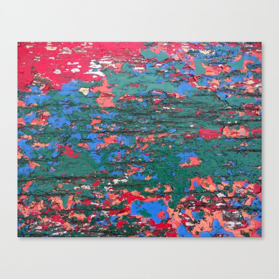 Chipping Paint Canvas Print