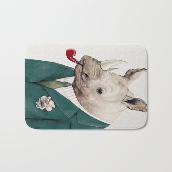 Rhinoceros Bath Mat