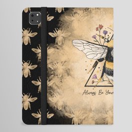 Gold Bee Art iPad Folio Case