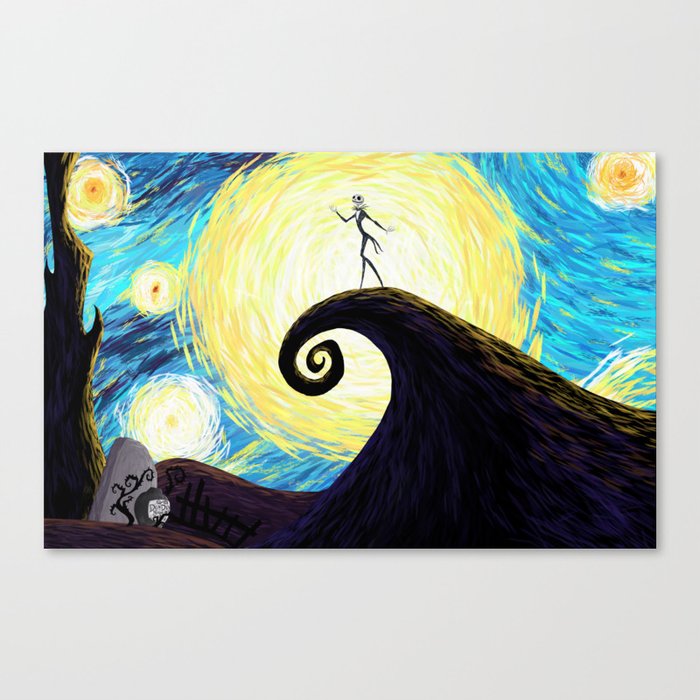 Starry Nightmare Canvas Print