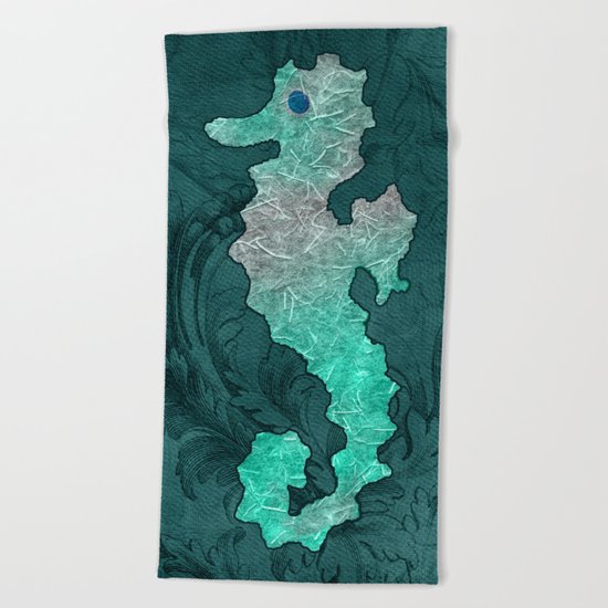 SEAHORSE Beach Towel