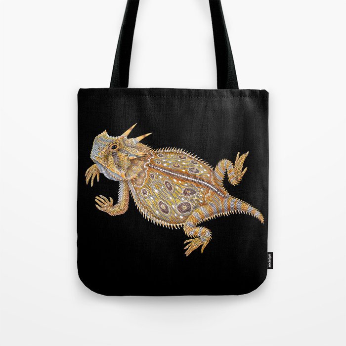 Horned Lizard Tote Bag