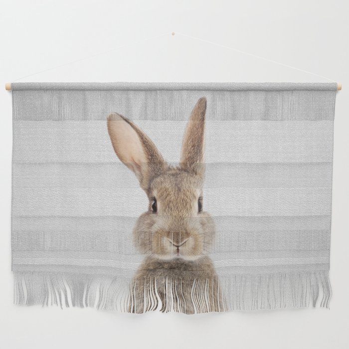 Rabbit Colorful Wall Hanging by Gal Design Society6