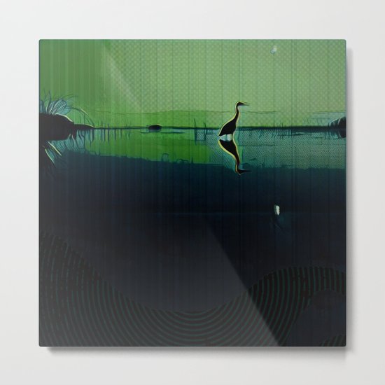 Marsh in Spring Metal Print