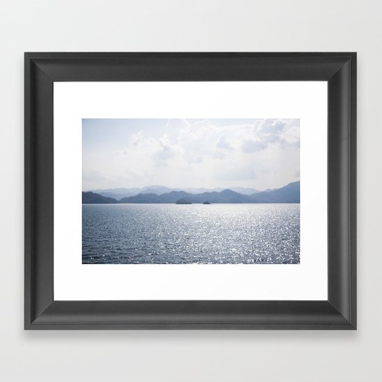 BE SO HAPPY THAT WHEN OTHERS LOOK AT YOU, THEY BECOME HAPPY TOO Framed Art Print