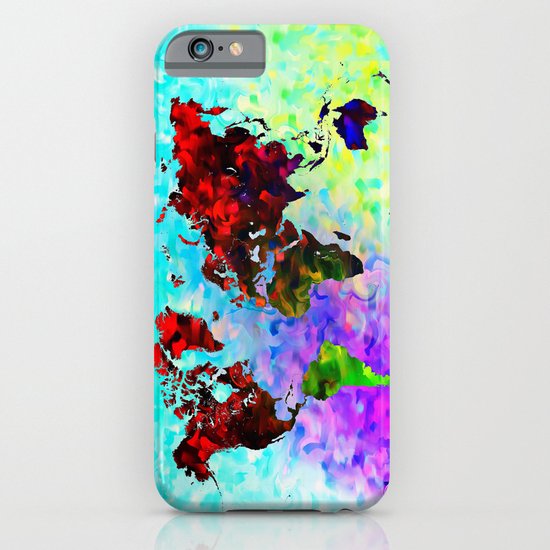 World Map iPhone & iPod Case