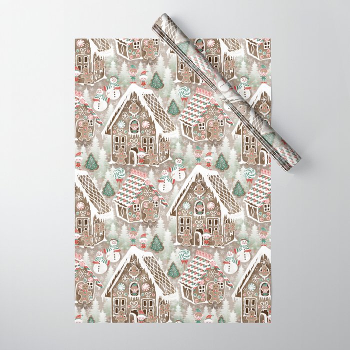 Gingerbread Christmas Wrapping Paper | Gingerbread Wrapping Paper |  Christmas
