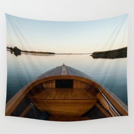 Summer Mornings On The Lake Wall Tapestry