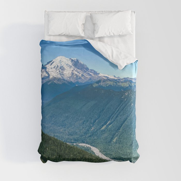 Mount Rainier National Park Duvet Cover
