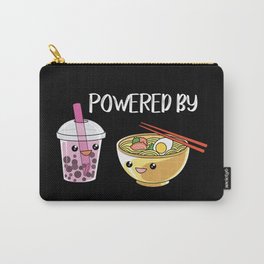 Powered by Ramen and Boba-Tea Carry-All Pouch