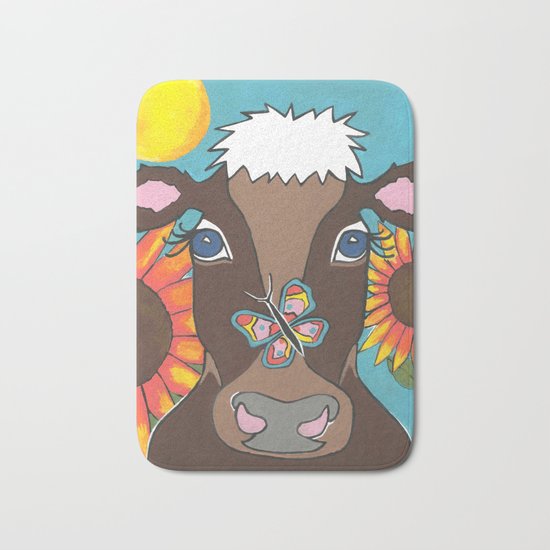 Brown Cow Bath Mat