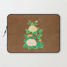 Minhwa: Chrysanthemum and Bumblebee B Type Laptop Sleeve
