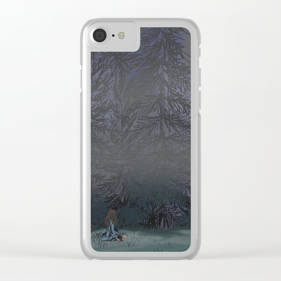 Broken Hearted Clear iPhone Case