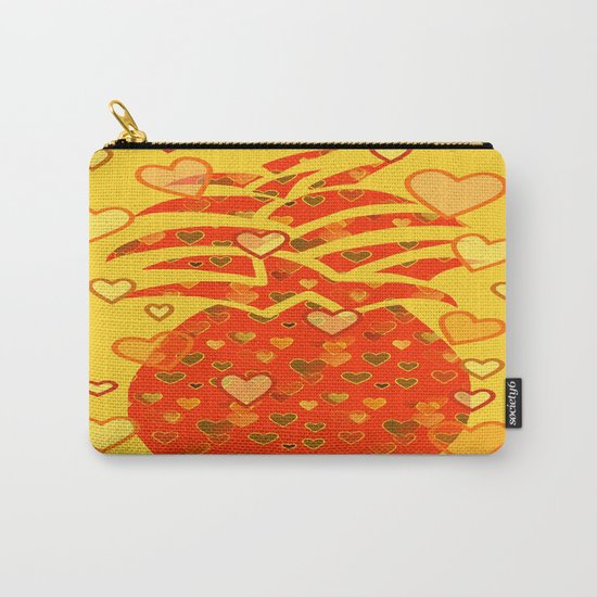 I Love Pineapple Carry-All Pouch