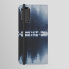 Foggy Winter Lake Android Wallet Case