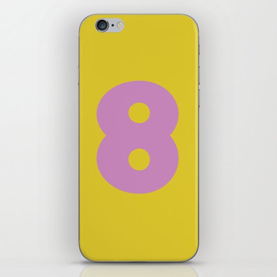 Number 8 iPhone & iPod Skin