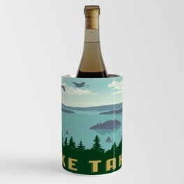 Vintage Lake Tahoe Travel Poster Wine Chiller