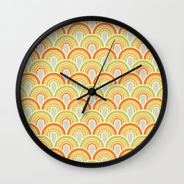 Retro Pattern Wall Clock | Vintage, Pattern 