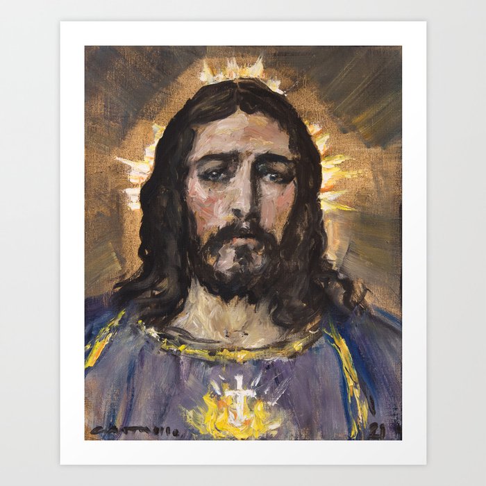 Cor Jesu Sacratissimum 13 Art Print